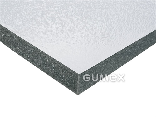 501 AIRPREN PELL, 20mm, 1000x2000mm, 25kg/m3, weißer PU-Film/Aufkleber, selbstverlöschend, Anthrazit, 